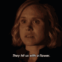 they hit us with a flower doctor agnes jurati alison pill star trek picard they hit us