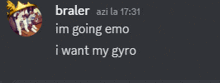 Emo For Gyro GIF
