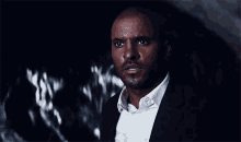 Shocked Face GIF - Shocked Face Ricky Whittle Shadow Moon GIFs