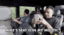 Mikes Seat Is In My Mouth Laughing GIF - Mikes Seat Is In My Mouth Laughing Mikes Seat GIFs