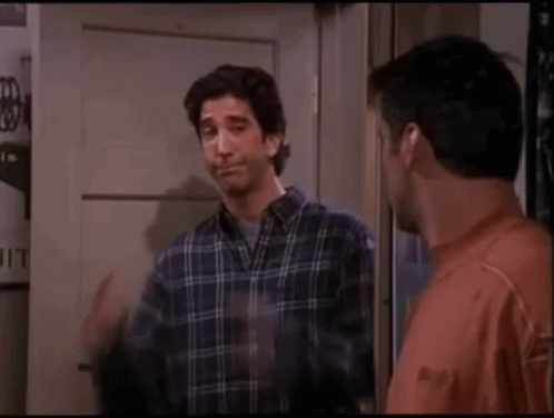 Ross Geller GIF - Ross Geller Quiet - Discover & Share GIFs