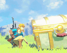 Legend Of Zelda Link GIF - Legend Of Zelda Link Breath Of The Wild GIFs