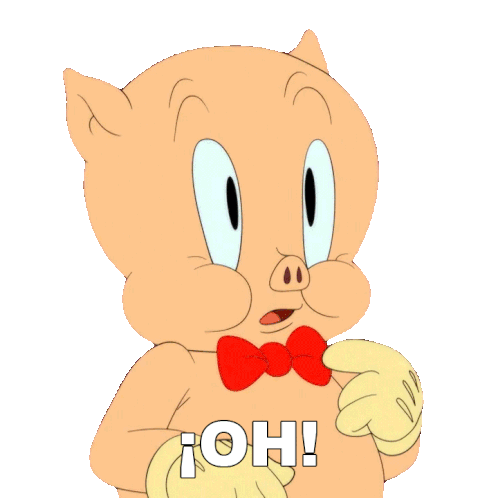 Oh Porky Sticker - Oh Porky Looney Tunes Stickers