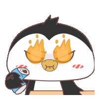 Cute Penguin Sticker - Cute Penguin Angry Stickers