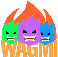 Wagmi Flare Sticker - Wagmi Flare Lifinity Stickers