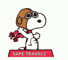 Snoopy Safe Travels GIF - Snoopy Safe Travels GIFs