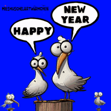 New Year Happy New Year GIF - New Year Happy New Year Seagull GIFs