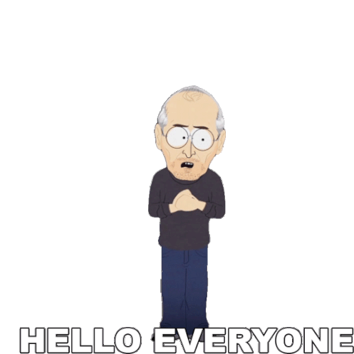 Hello Everyone Steve Jobs Sticker - Hello Everyone Steve Jobs South Park Stickers