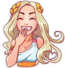 goddess laughing