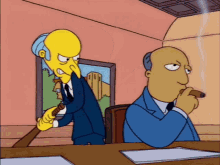 Beating Mr Burns GIF - Beating Mr Burns Bat GIFs