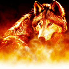 Wolf Fire GIF - Wolf Fire Cool GIFs