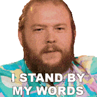 I Stand By My Words Sam Gorski Sticker - I Stand By My Words Sam Gorski Corridor Crew Stickers