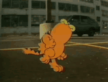 Garfield Walking GIF - Garfield Walking Head Up GIFs