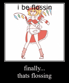 Touhou I Be Flossin GIF - Touhou I Be Flossin Flandre Scarlet GIFs