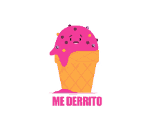 Me Derrito Dice El Helado GIF - Ice Cream Melting GIFs