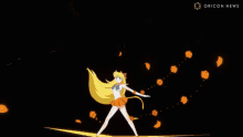 Sailor Venus Love And Beauty Shock GIF - Sailor Venus Love And Beauty Shock Sailor Moon GIFs