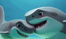 Sharks Affection GIF - Sharks Affection Cartoon GIFs