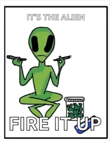 Alien Smoking GIF - Alien Smoking GIFs