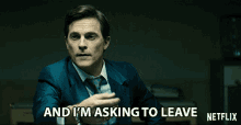 And Im Asking To Leave Ask To Leave GIF - And Im Asking To Leave Asking To Leave Ask To Leave GIFs