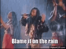rain blame