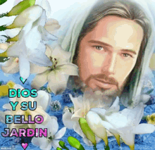 Jesus Dios Y Su Bello Jardin GIF - Jesus Dios Y Su Bello Jardin Flowers GIFs