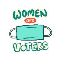 Women Are Essential Voters Essential Worker Sticker - Women Are Essential Voters Essential Worker Mask Up Stickers
