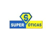 a super oticas logo with a dollar sign on it