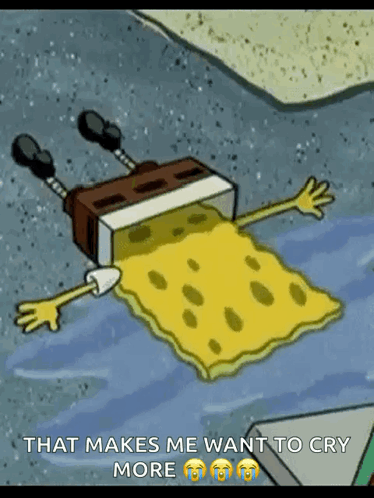 Spongebob Crying Face