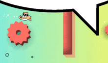 a cartoon drawing of a cat wearing sunglasses and a hat with the letter n on it