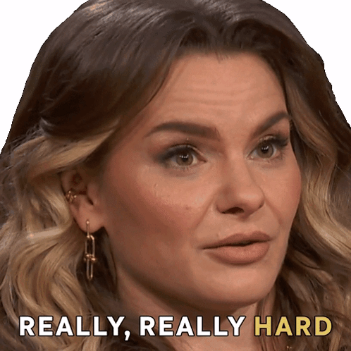 Really Really Hard Michele Romanow Sticker Really really hard Michele romanow Dragons den Discover Share GIFs