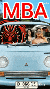 a picture of a car with the word mba on it