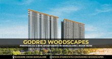 godrej woodscapes premium 3 & 4 bhk apartments in bangalore
