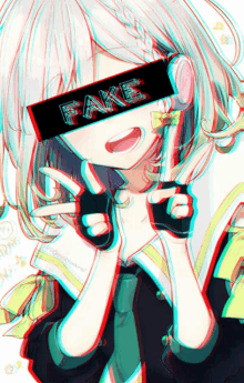 Fake Smile Anime Sad GIF