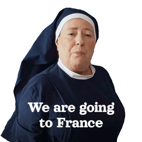 We Are Going To France Principal Sister Rose Sticker - We Are Going To France Principal Sister Rose Son Of A Critch Stickers