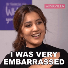 I Was Very Embarrassed Raashii Khanna GIF - I Was Very Embarrassed Raashii Khanna Pinkvilla GIFs