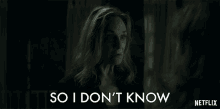 So I Dont Know Lisa Emery GIF - So I Dont Know Lisa Emery Darlene Snell GIFs