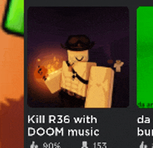 Kill R36 with DOOM music - Roblox