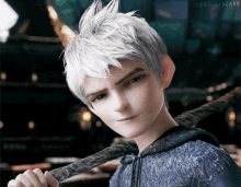 handsome rise of the guardians smirk serious jack frost
