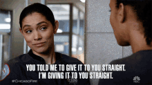 You Told Me To Give It To You Straight Im Giving It To You Straight Miranda Rae Mayo GIF - You Told Me To Give It To You Straight Im Giving It To You Straight Miranda Rae Mayo Annie Ilonzeh GIFs
