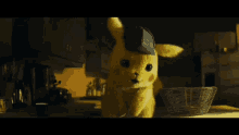 Detective Pikachu Shocked GIF - Detective Pikachu Shocked Pikachu GIFs