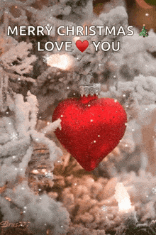 Christmas Love Heart GIF