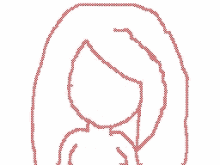a pixel art drawing of a girl with red eyes and the words speed paint on the bottom