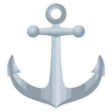 anchor travel joypixels metal device ship