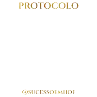 a logo for protocolo successoemhof with a gold letter s and a black brush