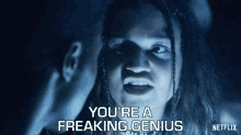 Youre A Freaking Genius Kiara Carrera GIF - Youre A Freaking Genius Kiara Carrera Outer Banks GIFs