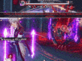 a screenshot of a video game in spanish shows a character being attacked by a monster