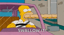 Homer Hungry GIF - Homer Hungry Sandwich GIFs