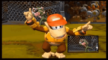 mario strikers charged diddy kong dancing dance funny dance