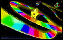 N64 Rainbow Road Icon GIF - N64 Rainbow Road Rainbow Road Icon GIFs