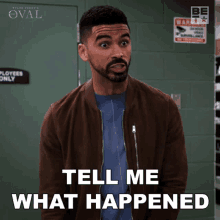 Tell Me What Happened Kareem Richardson GIF - Tell Me What Happened Kareem Richardson The Oval GIFs